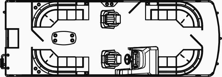 60 x 16 tri-toon passenger vessel