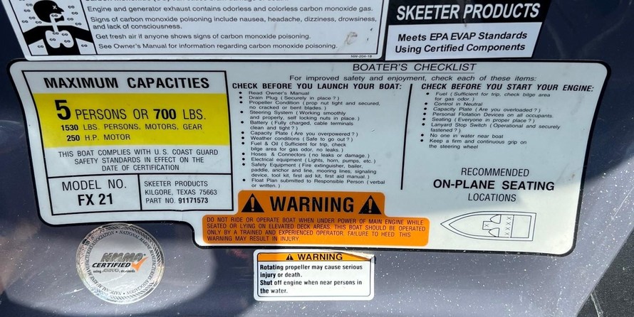 Skeeter fx21 apex edition