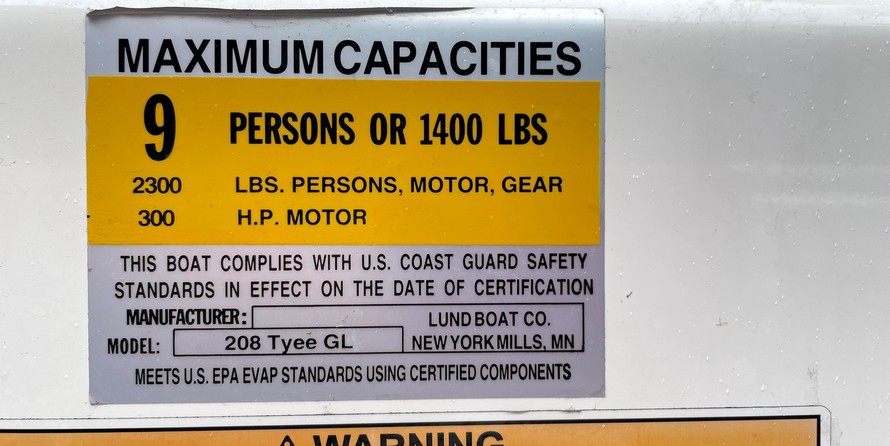 Lund Boats 208 Tyee GL