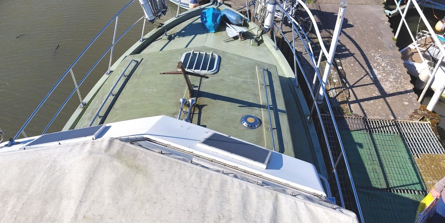 Van de stadt custom 32 steel yacht