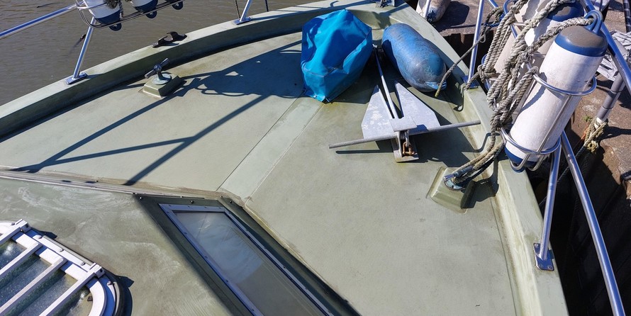 Van de stadt custom 32 steel yacht