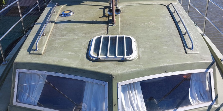 Van de stadt custom 32 steel yacht