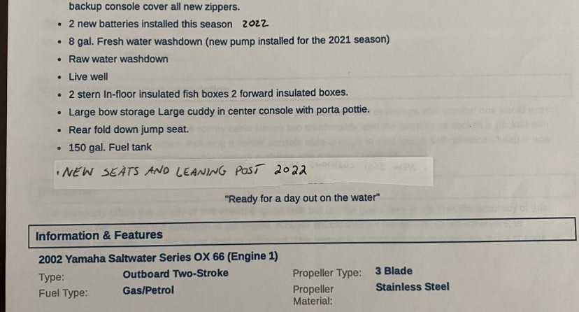 Wellcraft 250 Fisherman