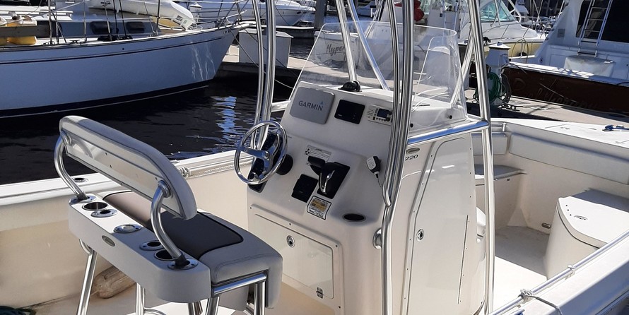 Cobia 217 center console