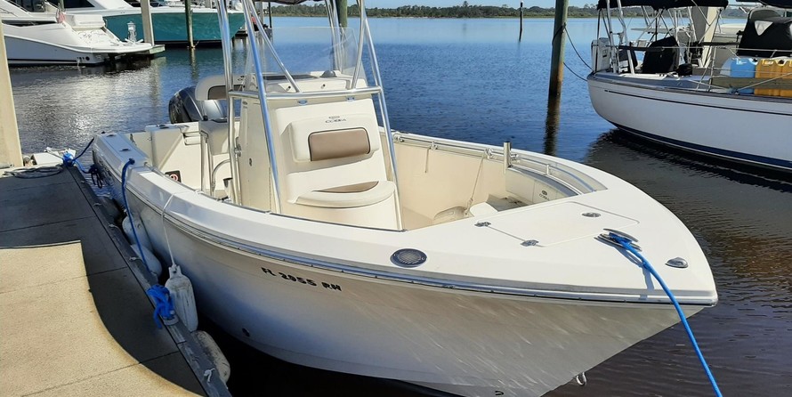 Cobia 217 center console
