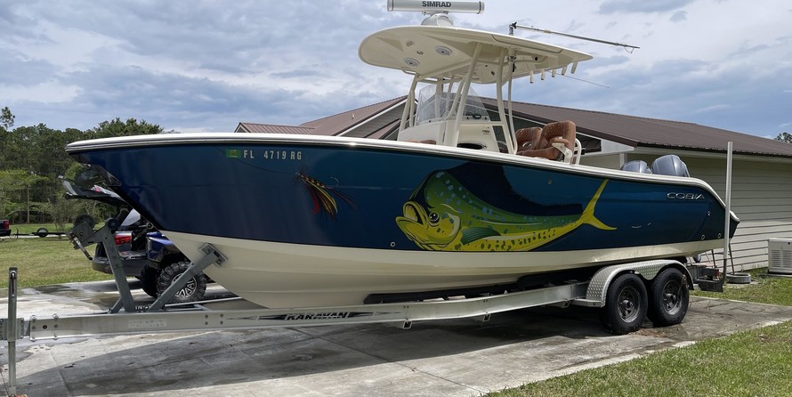 Cobia 217 center console