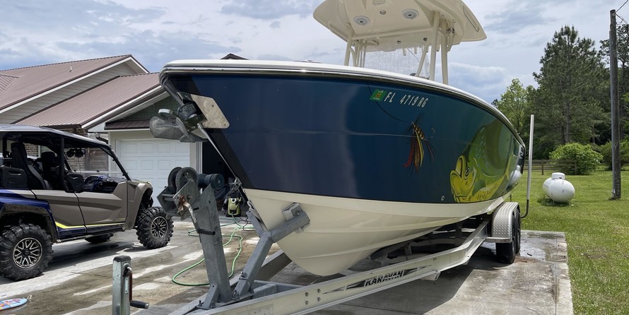 Cobia 217 center console