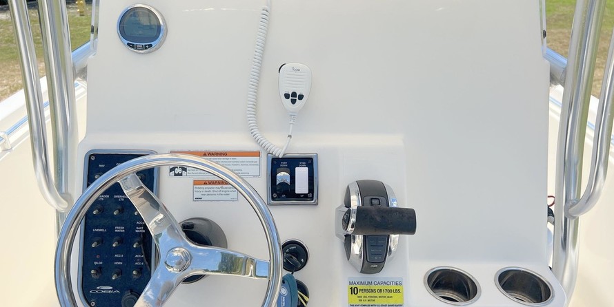 Cobia 217 center console