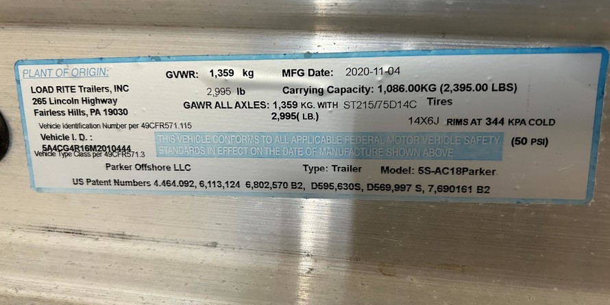 Parker 1801 Center Console