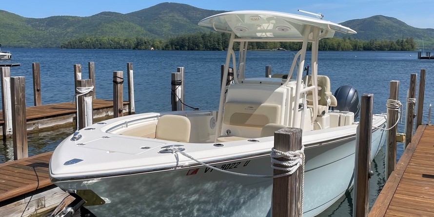 Cobia 217 center console