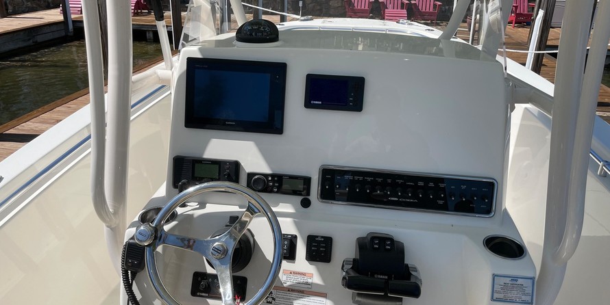 Cobia 217 center console