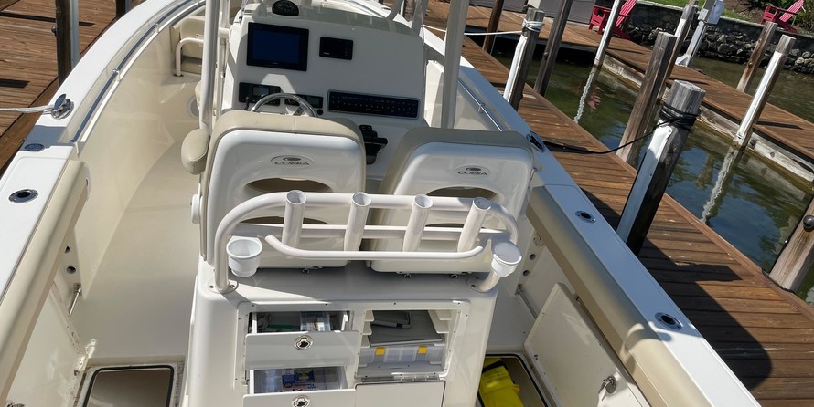 Cobia 217 center console