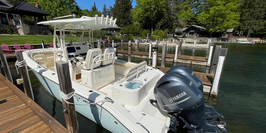 Cobia 217 center console