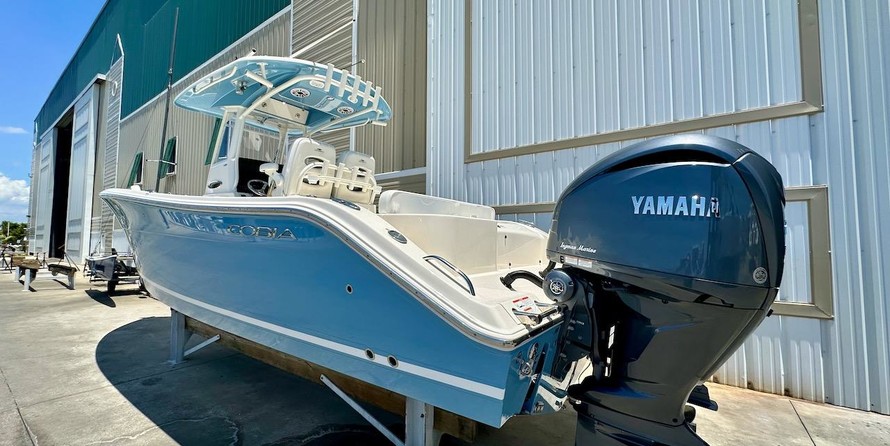 Cobia 217 center console