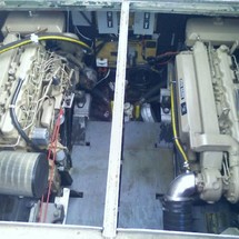 1999 27 hike built aluminum patrol boat w/ trailer