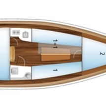 Sedna 26 swing keel