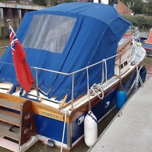 1999 27 hike built aluminum patrol boat w/ trailer