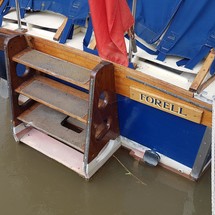 1999 27 hike built aluminum patrol boat w/ trailer