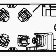 60 x 16 tri-toon passenger vessel