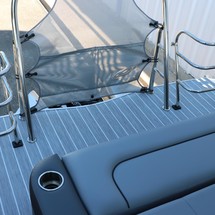 60 x 16 tri-toon passenger vessel