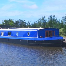 Wide beam narrowboat 65 x 12 hanbury monarch