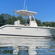 Pursuit 2870 center console