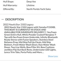 Nauticstar 2102 legacy