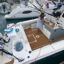 Cobia 217 center console