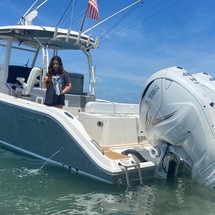 Cobia 217 center console