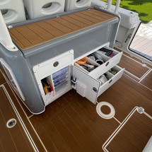 Cobia 217 center console