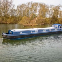 Wide beam narrowboat 65 x 12 hanbury monarch