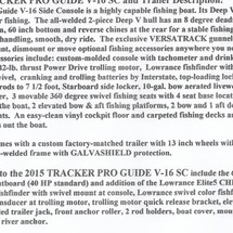 Tracker Pro Guide V-16 SC