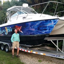 Glacier bay isle runner blue hull 2670